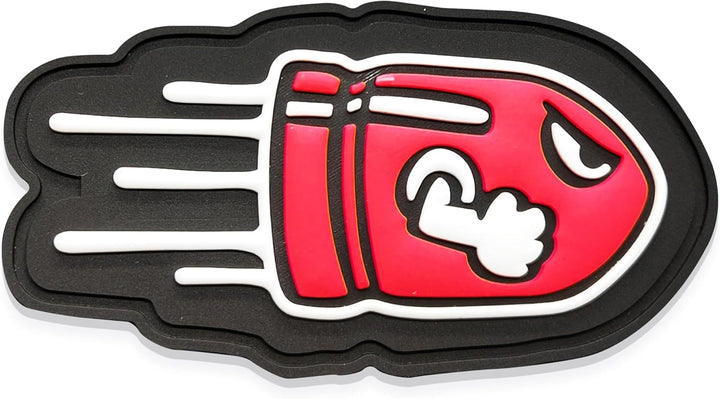 Jestik Flying Bullet PVC Patch - GID Flying Bullet