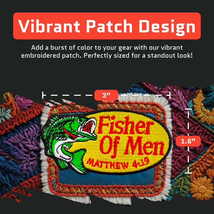 Jestik Fisher of Men Embroidery Patch - EMB Fisher of Men