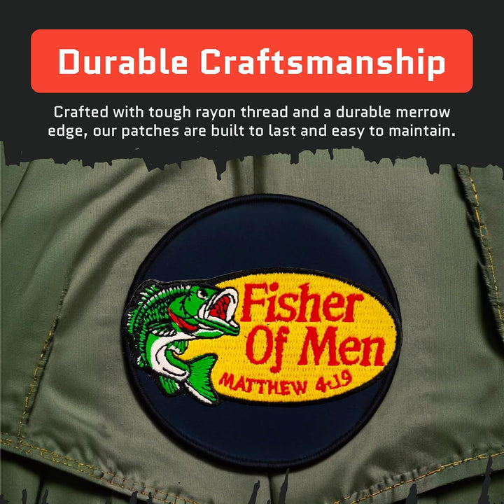 Jestik Fisher of Men Embroidery Patch - EMB Fisher of Men