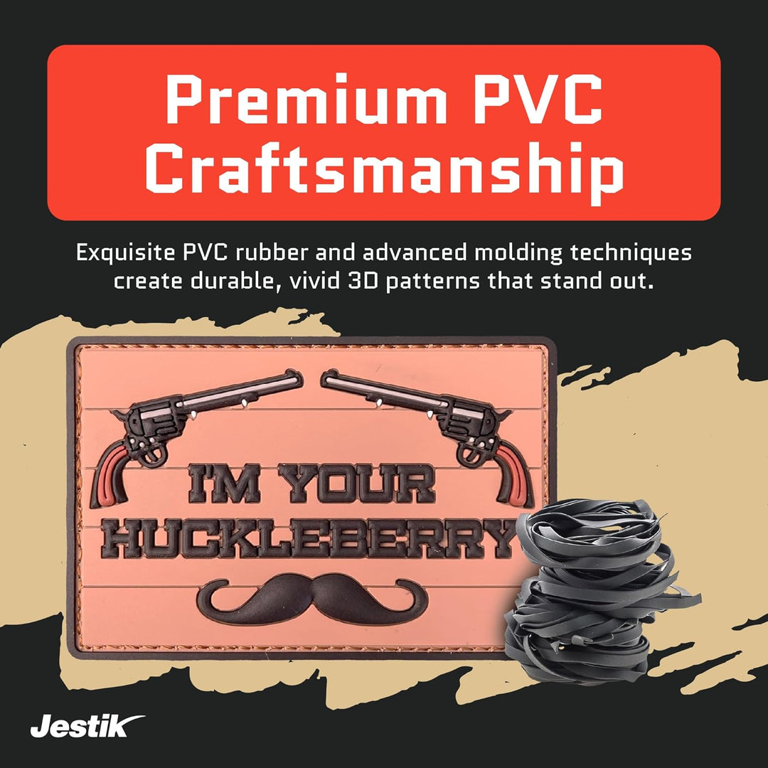 Jestik I'm Your Huckleberry PVC Morale Patch - Huckleberry