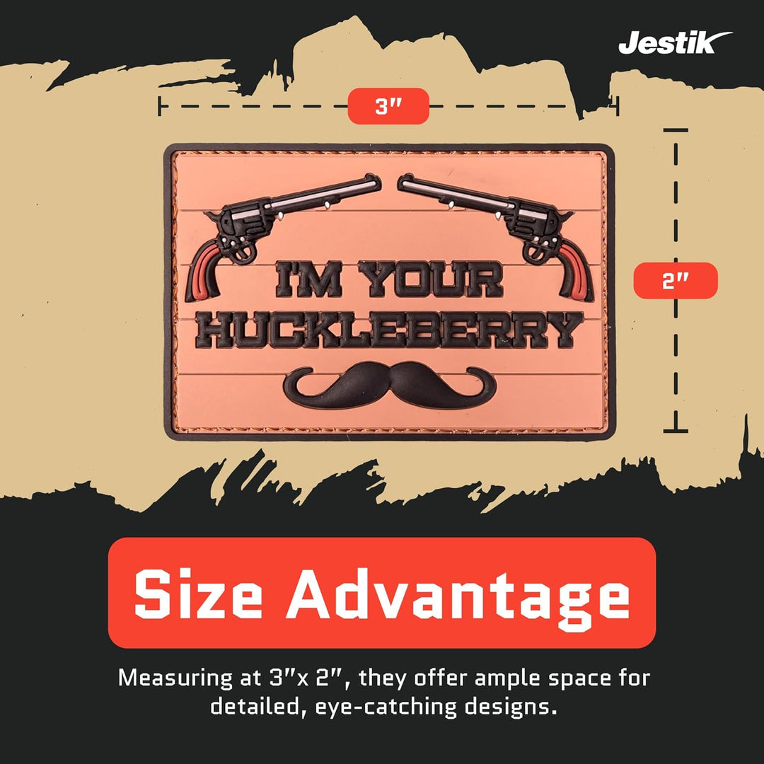 Jestik I'm Your Huckleberry PVC Morale Patch - Huckleberry