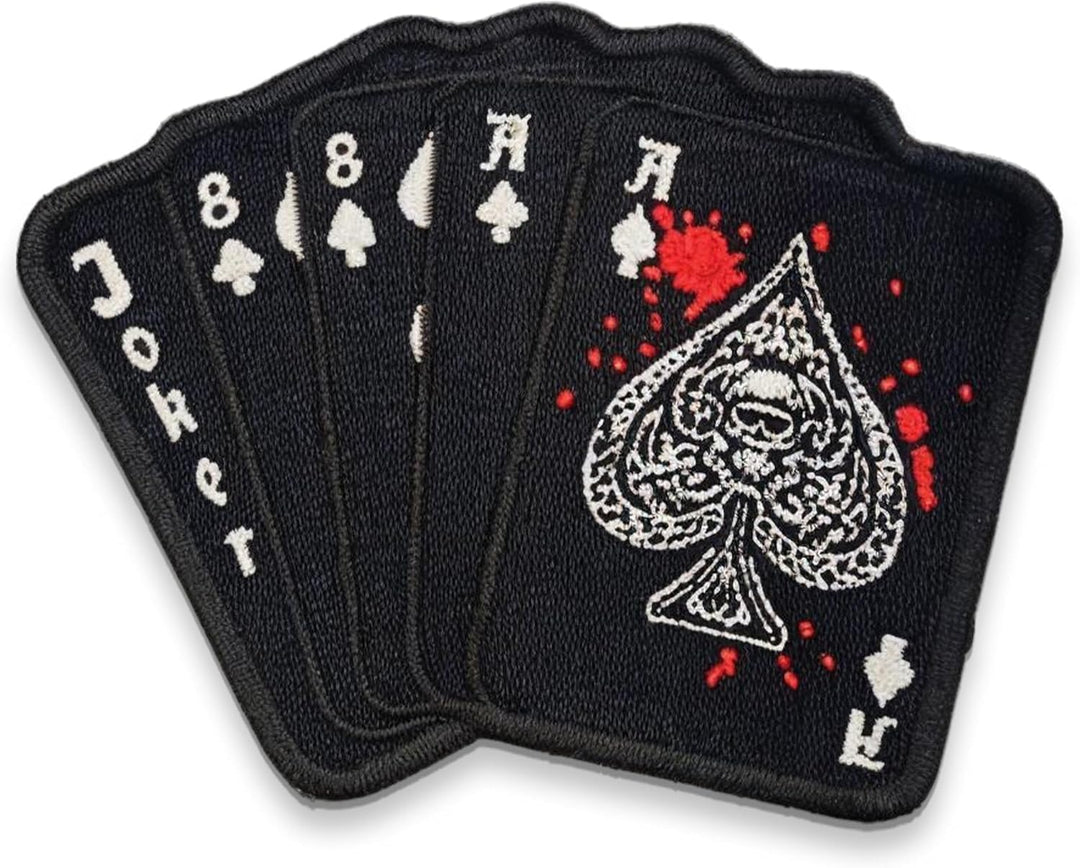 Jestik Dead Man's Hand Ace of Spade Embroidery Patch - EMB DMH Ace of Spade