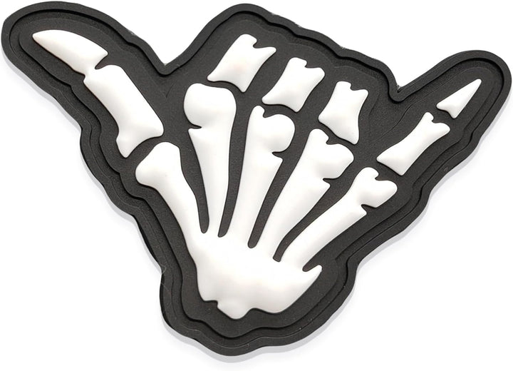 Jestik Shaka Hand PVC Patch - GID Shaka Hand
