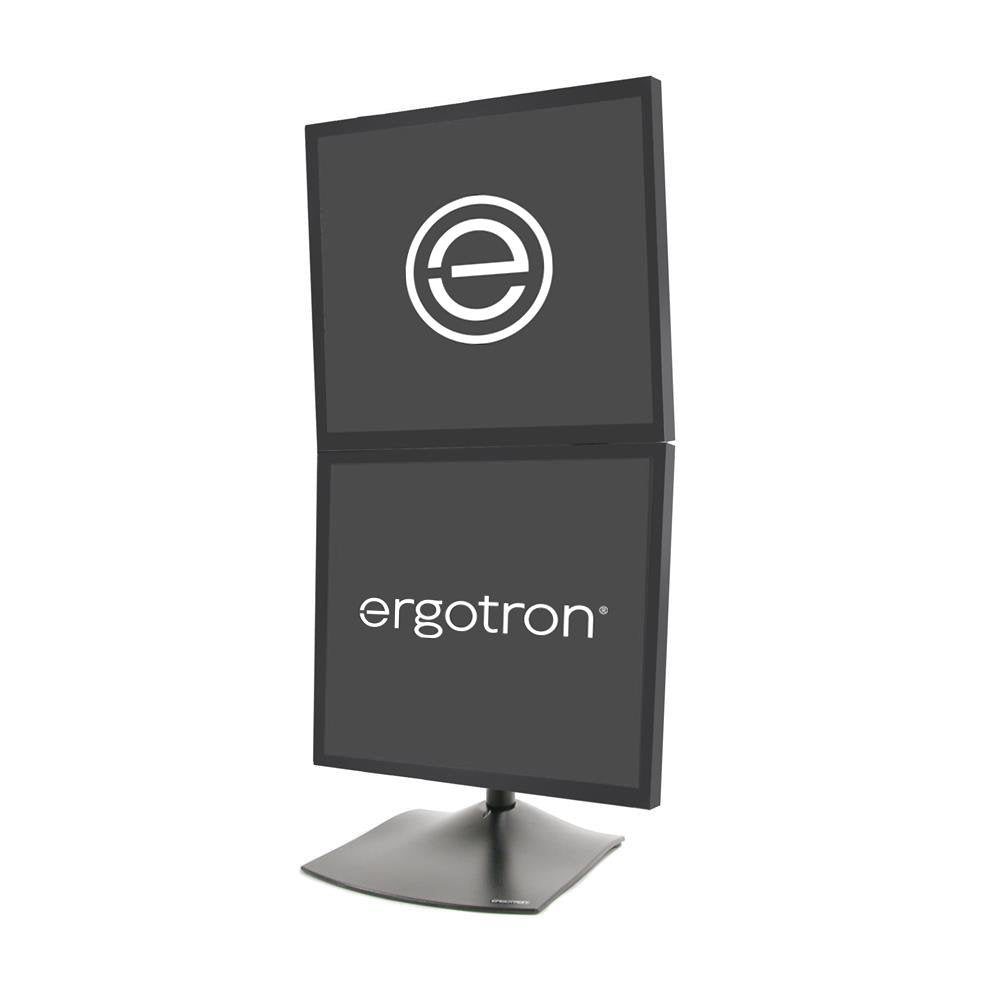 Ergotron DS100 Dual-Monitor Desk Stand, Vertical - 33-091-200