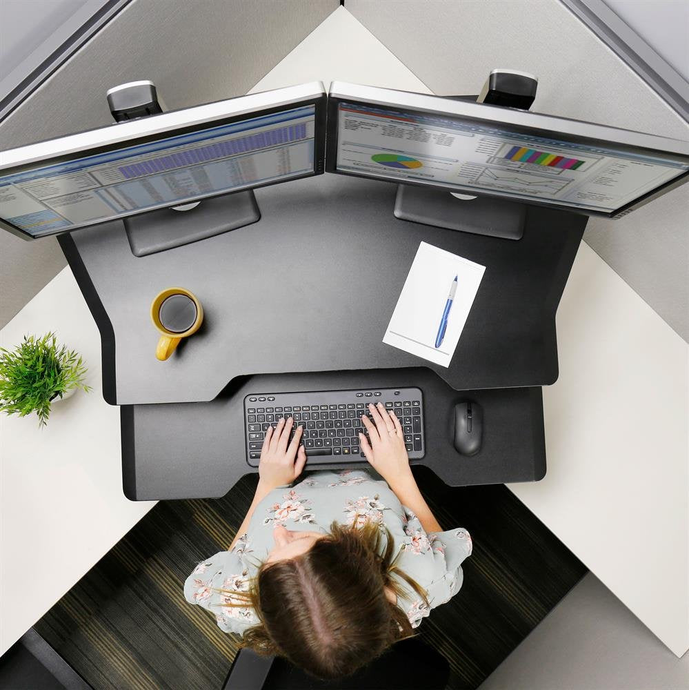 Ergotron WorkFit Corner-standing desk converter-33-468-921