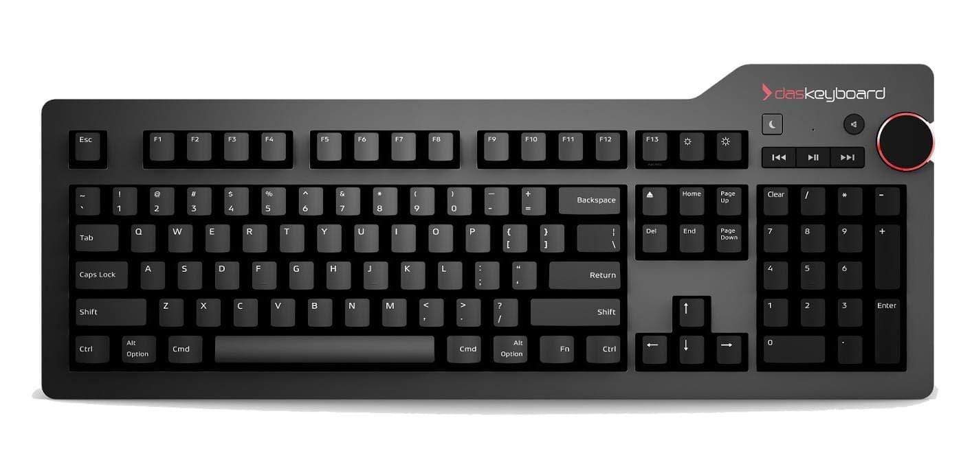 Das Keyboard Keyboard Das Keyboard 4 Professional for Mac Cherry MX Brown Mechanical Keyboard - Soft Tactile