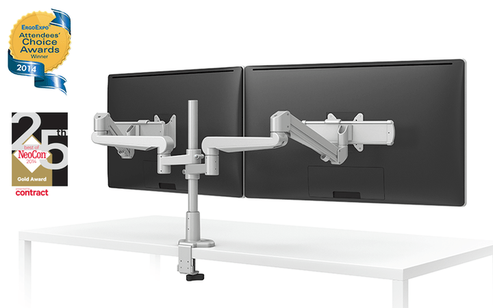 ESI Monitor Arms Silver ESI Evolve2-FMS