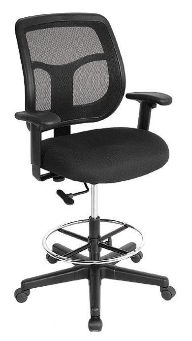 Eurotech Drafting Chair BLACK MESH / None Eurotech apollo drafting chair