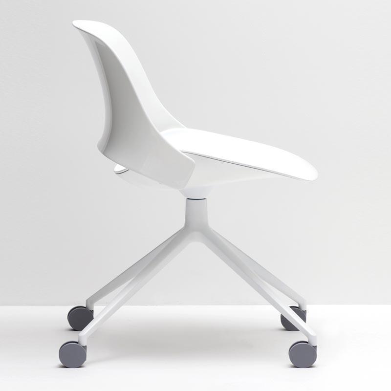 Humanscale Ergonomic Chair Four Legs / White Powder Coat Humanscale TREA Ergonomic Office Chair