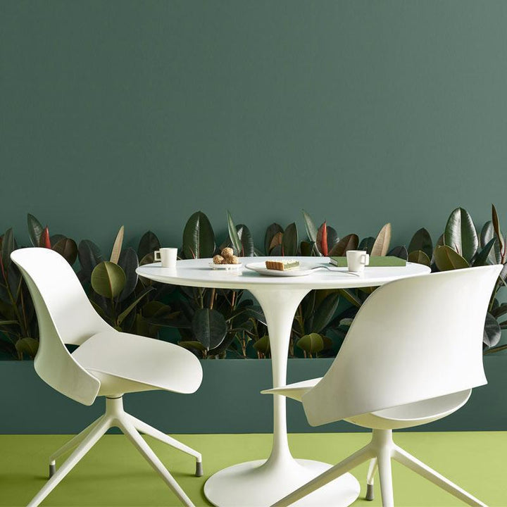 Humanscale Ergonomic Chair Four Legs / White Powder Coat Humanscale TREA Ergonomic Office Chair