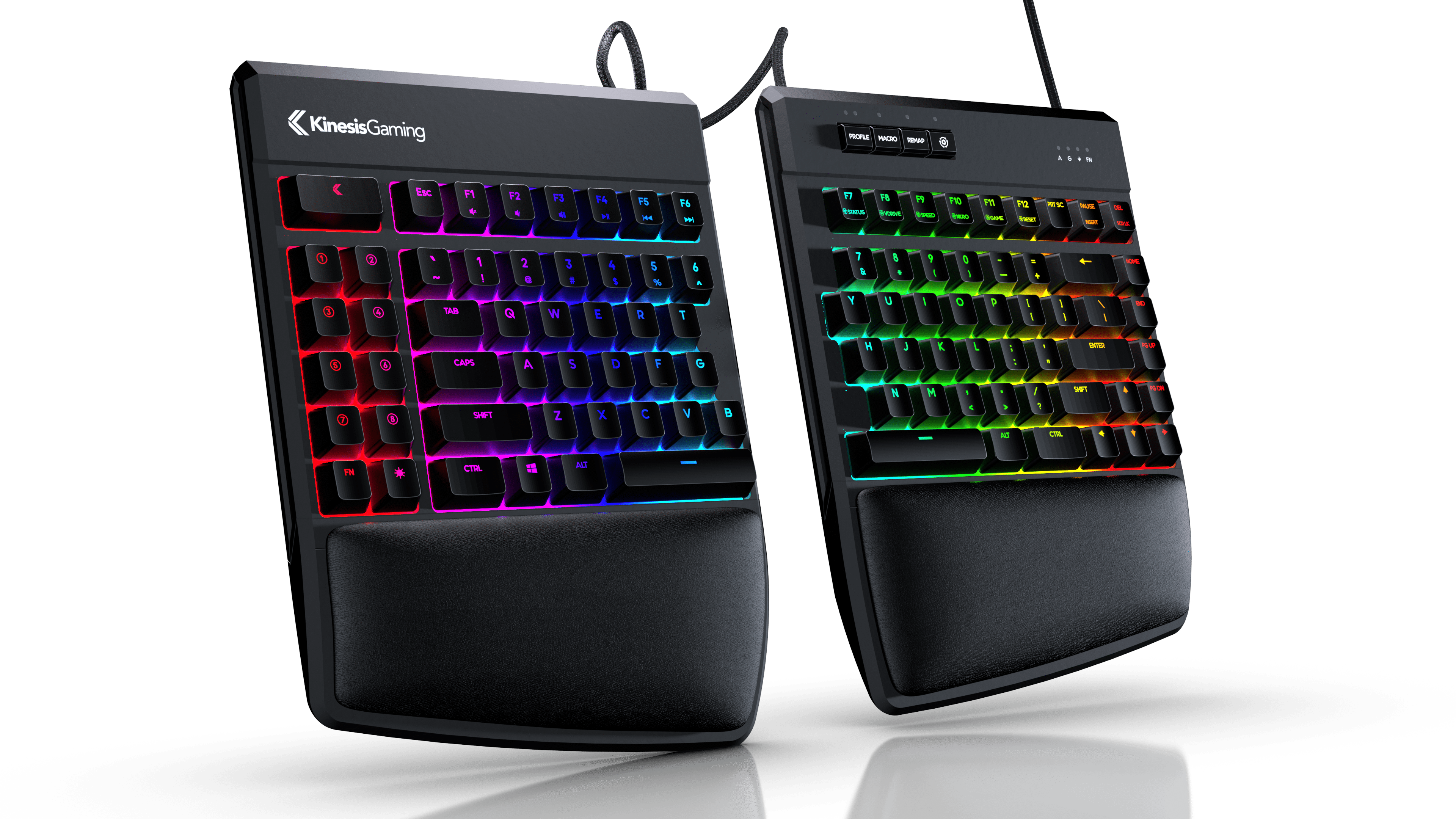 Kinesis Keyboard Kinesis Freestyle Edge RGB Gaming Split Keyboard