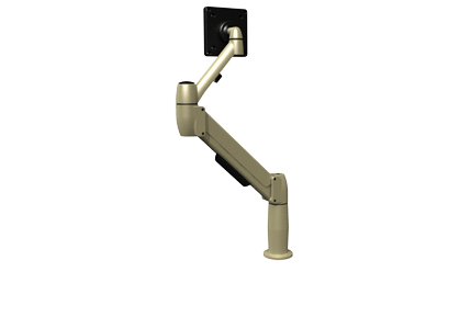 SpaceCo Single Monitor Arm VESA / BOLT THROUGH / PLATINUM SpaceCo SpaceArm Sit-Stand Single Arm