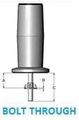 SpaceCo Single Monitor Arm VESA / BOLT THROUGH / PLATINUM SpaceCo SpaceArm Stubby Plus Single Arm