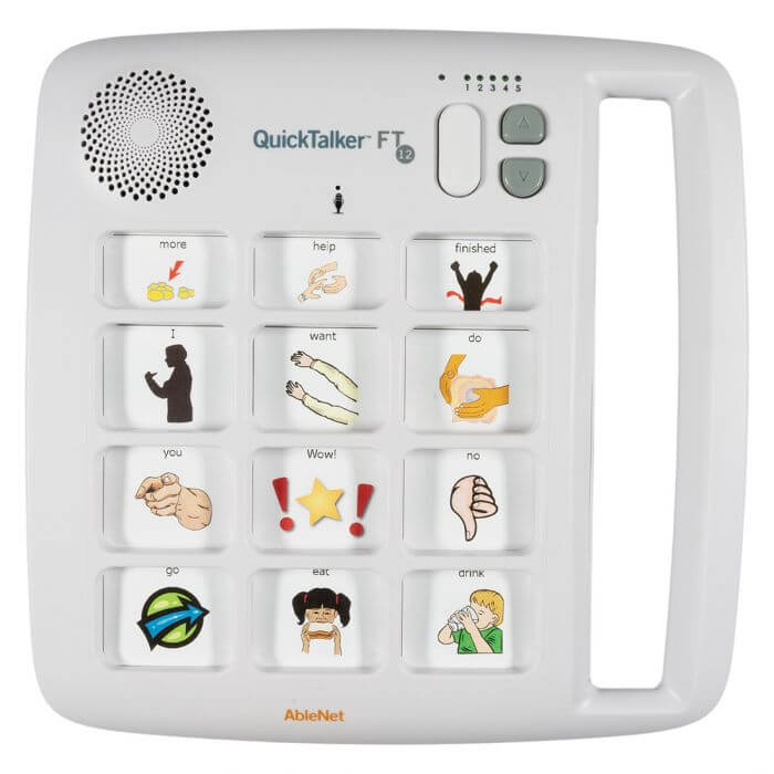 AbleNet QuickTalker FT 12 - Speech Generating Device for Communication