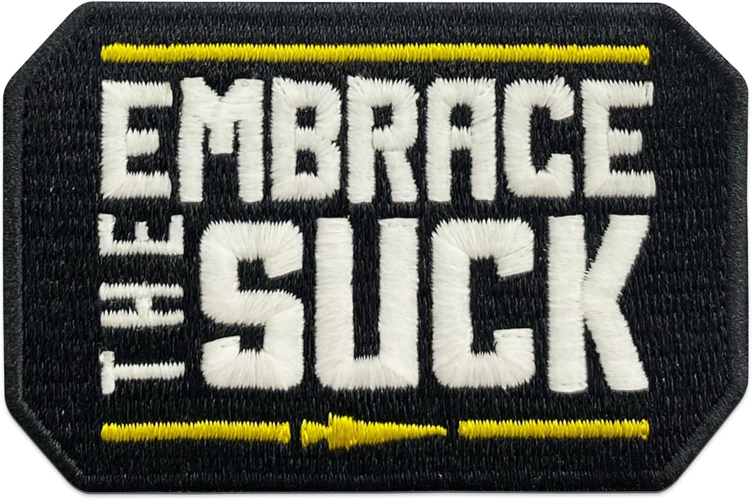 Jestik Embrace The Suck Glow in The Dark Embroidered Patches - EMB-GID Embrace The Suck