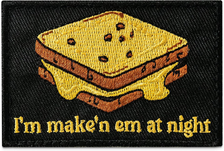 Jestik I'm Make'n em at Night Embroidery Patch - EMB Make at Night