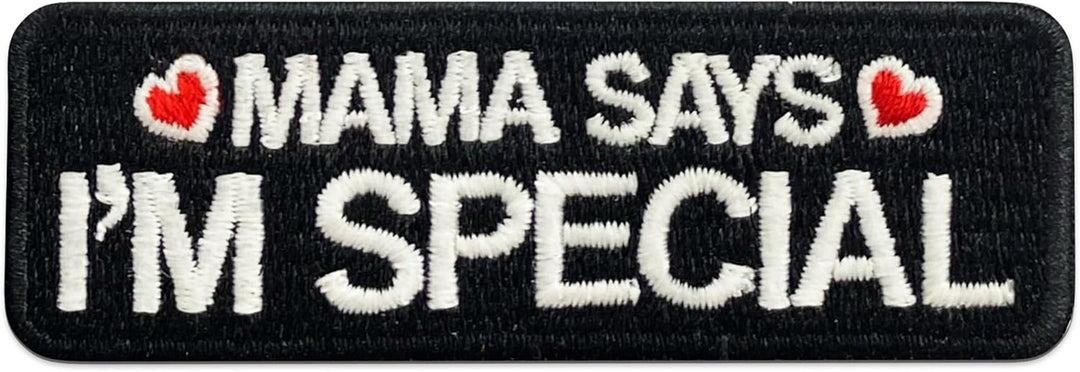 Jestik Mama Says I'm Special Embroidery Patch - EMB-GID Mama Says