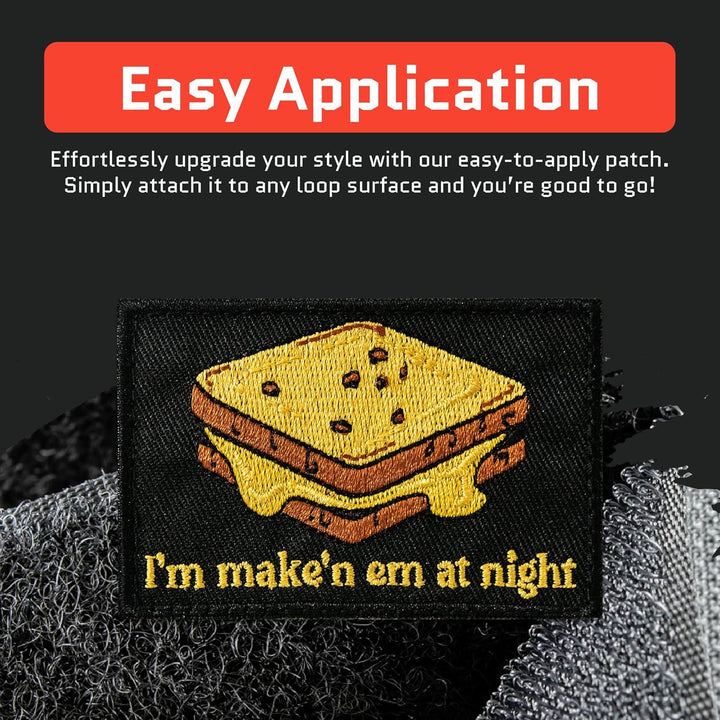 Jestik I'm Make'n em at Night Embroidery Patch - EMB Make at Night