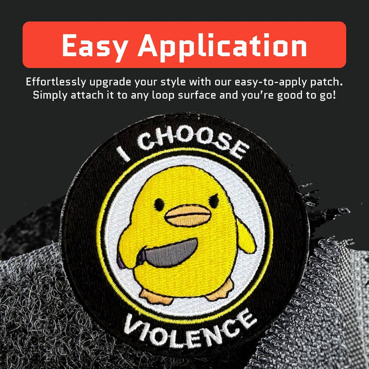 Jestik I Choose Violence Embroidered Patch - EMB Choose Violence