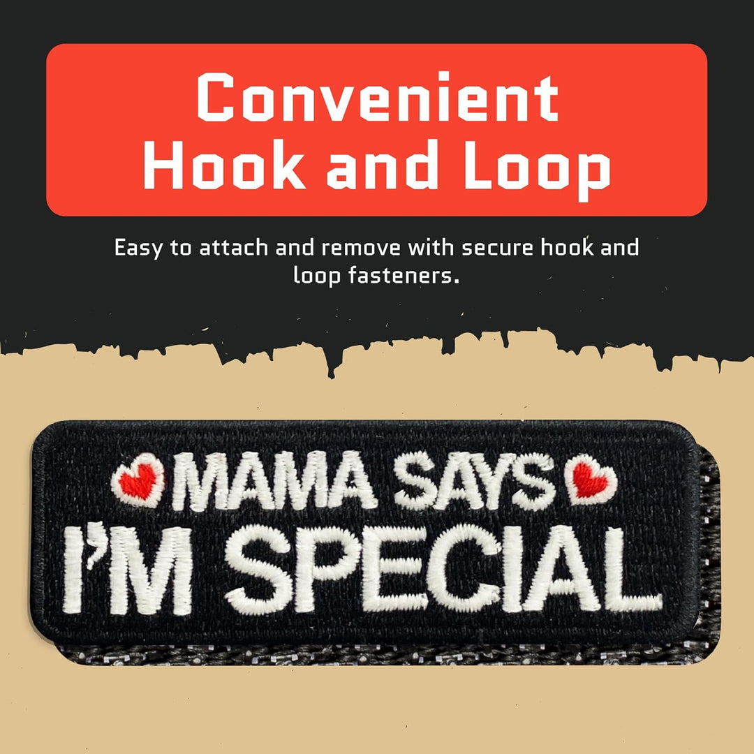 Jestik Mama Says I'm Special Embroidery Patch - EMB-GID Mama Says