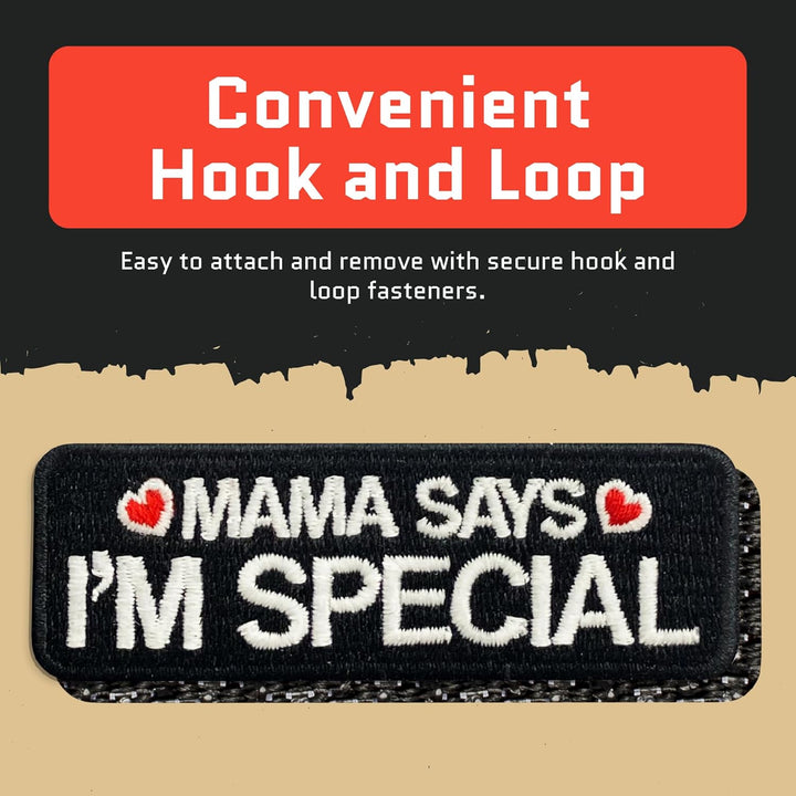 Jestik Mama Says I'm Special Embroidery Patch - EMB-GID Mama Says