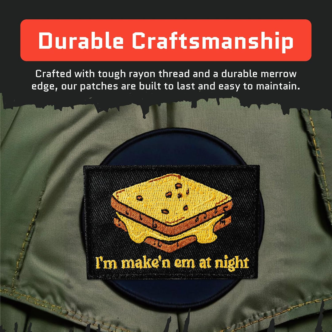 Jestik I'm Make'n em at Night Embroidery Patch - EMB Make at Night