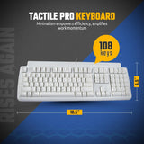 Matias Tactile Pro Keyboard for Mac | Mechanical ALPS Full-Size