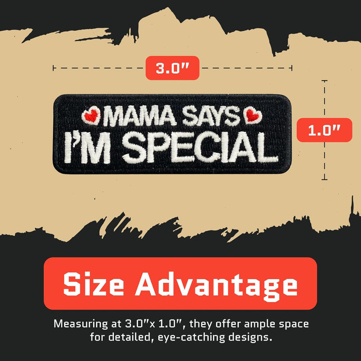Jestik Mama Says I'm Special Embroidery Patch - EMB-GID Mama Says