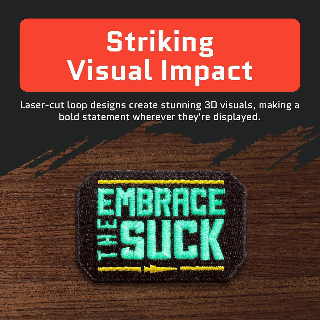 Jestik Embrace The Suck Glow in The Dark Embroidered Patches - EMB-GID Embrace The Suck