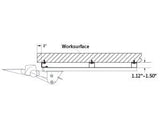 Workrite Bench Mount Kit - Keyboard Tray Mounting Bracket for Adjustable Height Desks
