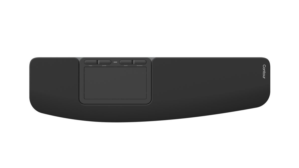 Ergonomic Centered Touchpad Mouse - Contour Touch Wired & Bluetooth