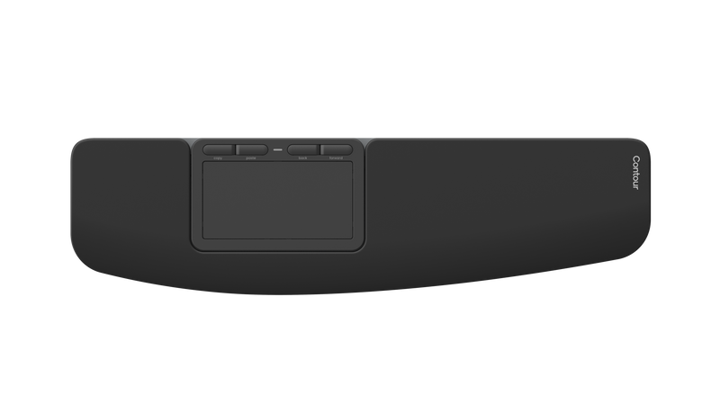 Ergonomic Centered Touchpad Mouse - Contour Touch Wired & Bluetooth