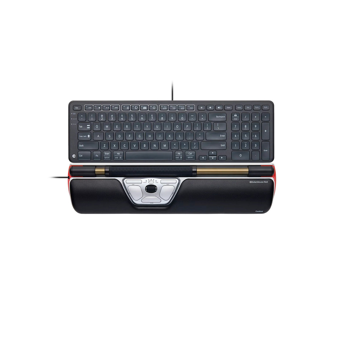 Contour Design Combo RollerMouse Red + Balance Keyboard, Wired