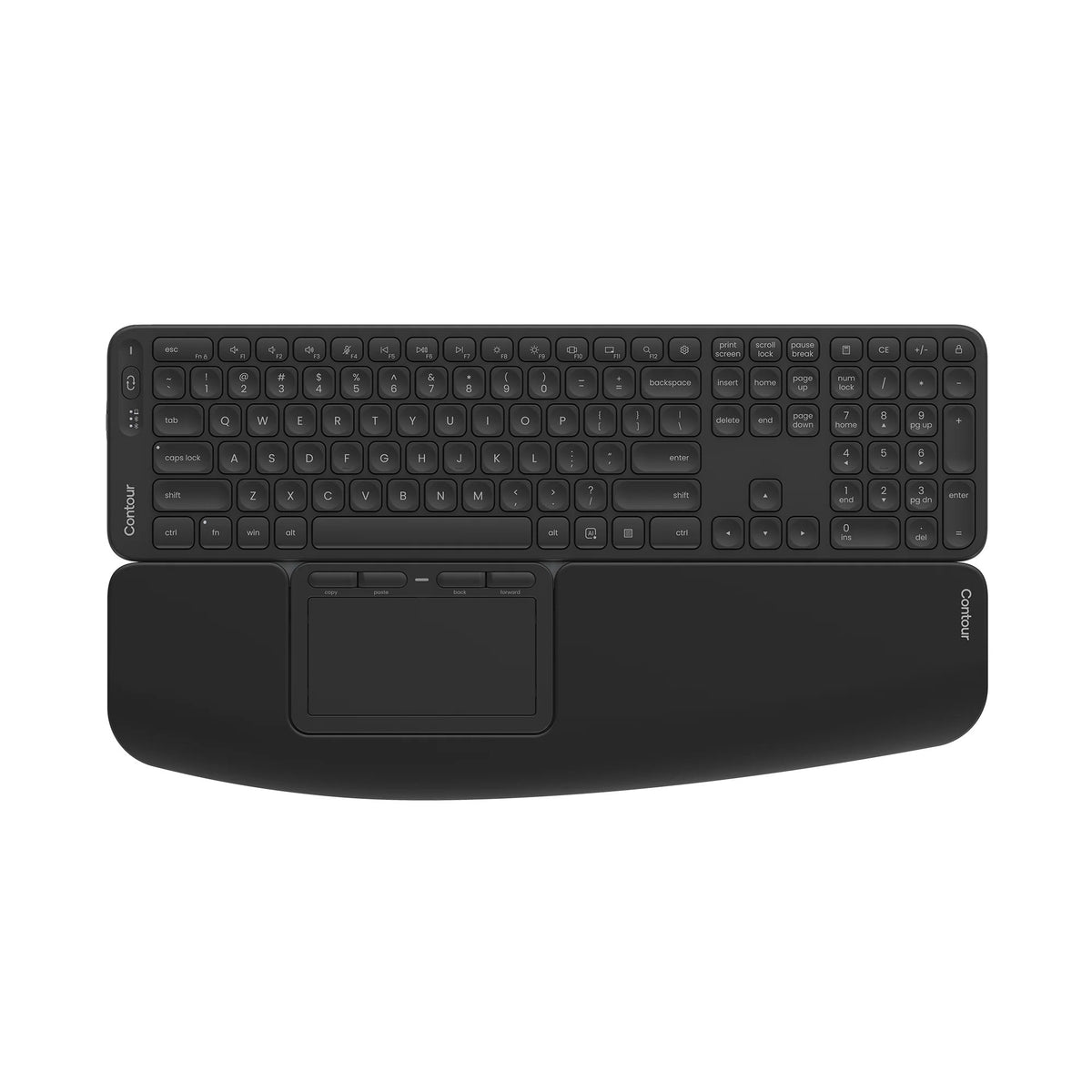 Contour Design Combo Touch + Balance Full-Size Keyboard, Wireless