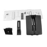 Ergotron 33-407-085 WorkFit-SR Rear Mount Dual Sit-Stand Workstation - Black