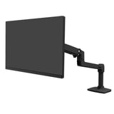 Ergotron 45-626-224 LX Desk Mount Monitor Arm with Low-Profile Clamp (matte black)