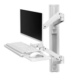 Ergotron 45-696-290 LX Pro Wall Mounted Computer Workstation (white)
