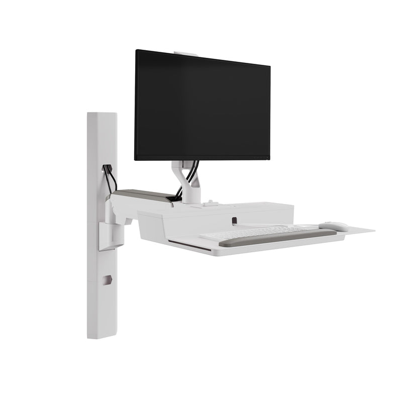 Ergotron 45-720-251 CareFit Combo System with Compact Keyboard Tray