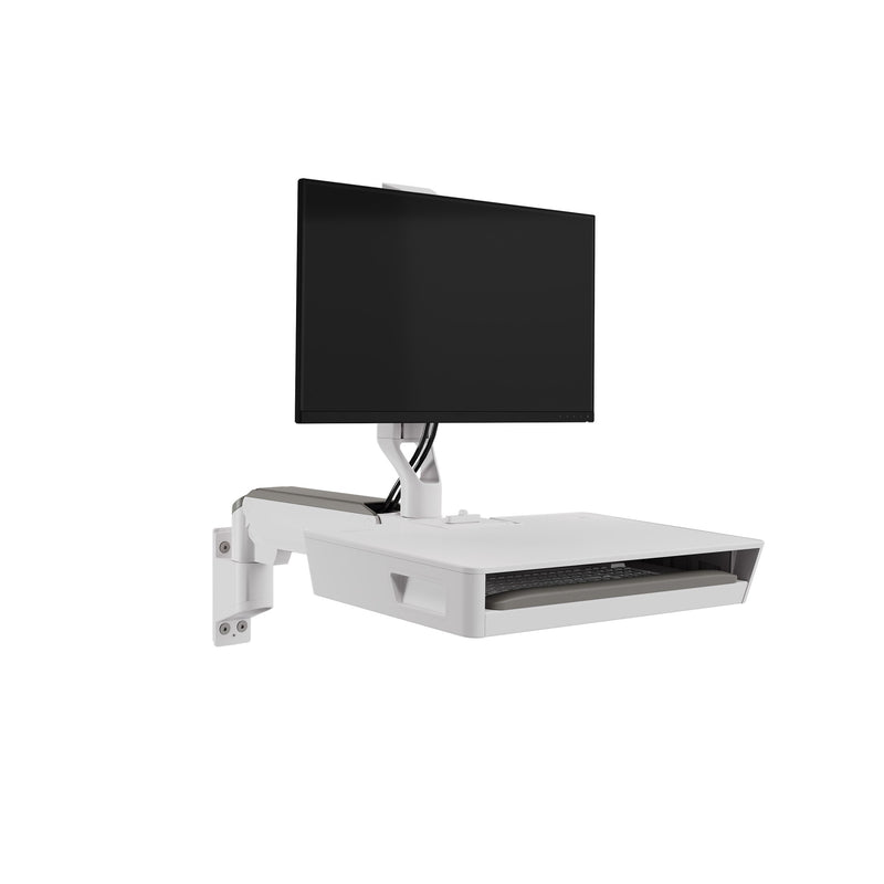 Ergotron 45-727-251 CareFit Combo Arm with Compact Worksurface