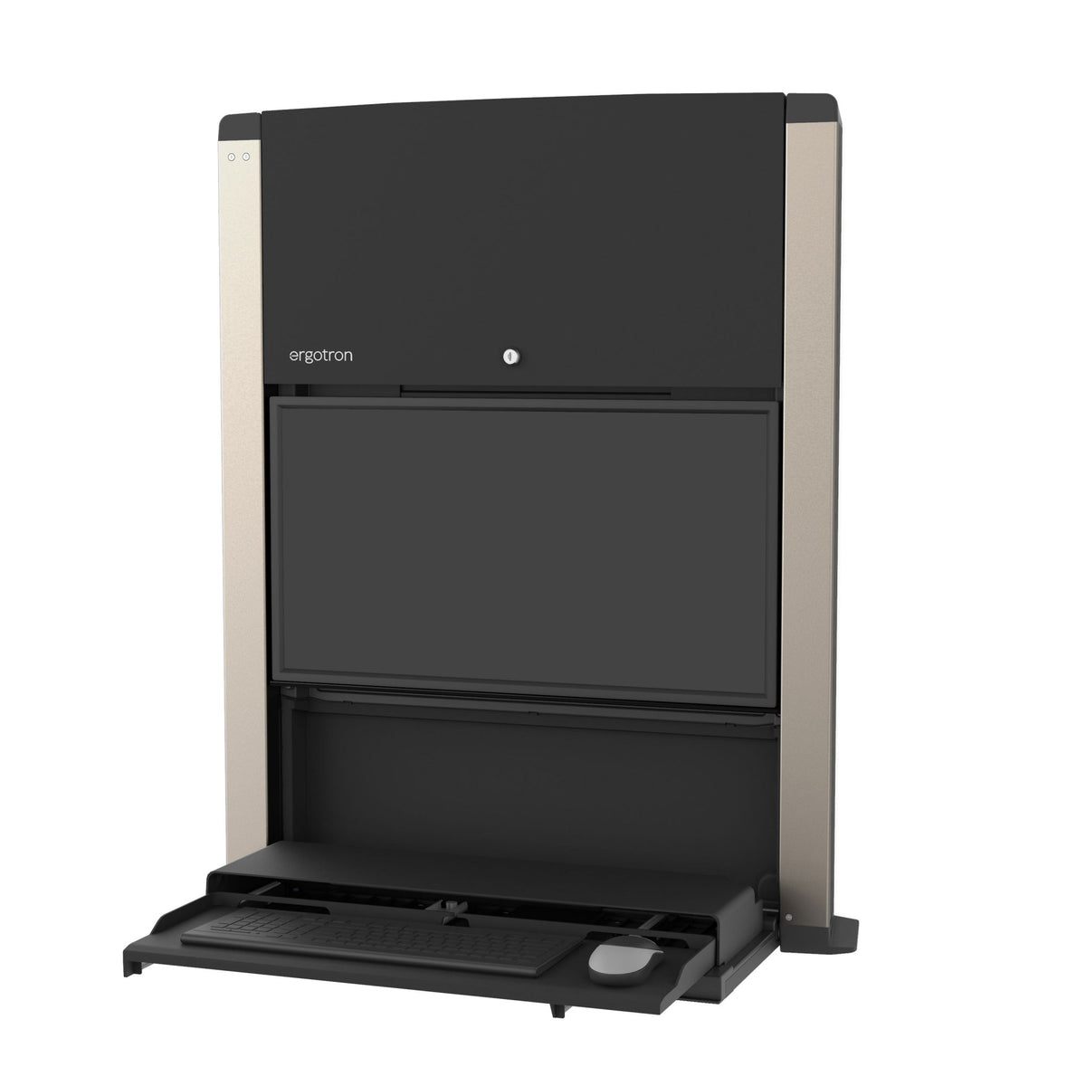Ergotron 61-367-060 CareFit Enclosure Wall Mount Computer Workstation