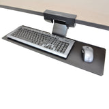 Ergotron 45-626-224 LX Desk Mount Monitor Arm with Low-Profile Clamp (matte black)