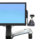 Ergotron 45-479-216 HX Dual Monitor Wall Mount Arm (white)
