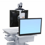 Ergotron SV44-13B1-1 SV Cart w/ LCD Pivot, Powered, 1 Tall Drawer