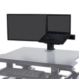 Ergotron 33-406-085 WorkFit-TL Desktop Sit-Stand Workstation in Black