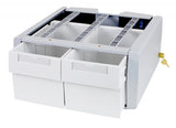 Ergotron SV44-2392-1 SV Electric Lift Cart with Pivot, LiFe Powered, 9 Drawers