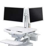 Ergotron SV44-1341-1 SV Cart w/ LCD Pivot, SLA Powered, 4 Drawer