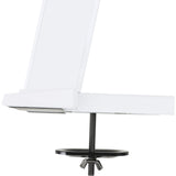 Ergotron 33-407-085 WorkFit-SR Rear Mount Dual Sit-Stand Workstation - Black