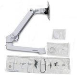 Ergotron 45-537-216 LX Desk Mount Monitor Arm, Tall Pole (white)