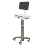Ergotron C50-3510-0 Light-Duty Medical CareFit Slim 2.0 LCD Cart, 1 Drawer