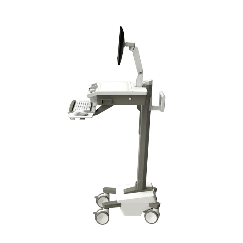 Ergotron Mosaic LCD Cart with Flex Arm, Non-powered